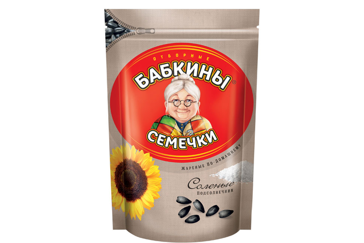 «Бабкины семечки», семечки жареные, солёные, 250 г «Бабкины семечки», семечки жареные, солёные, 250 г