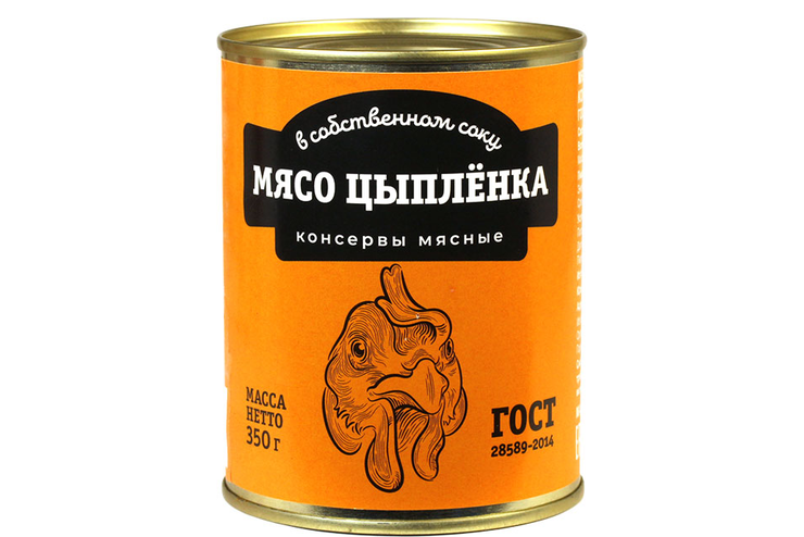 Мясо цыпленка в собственном соку ГОСТ, 350 г Мясо цыпленка в собственном соку ГОСТ, 350 г