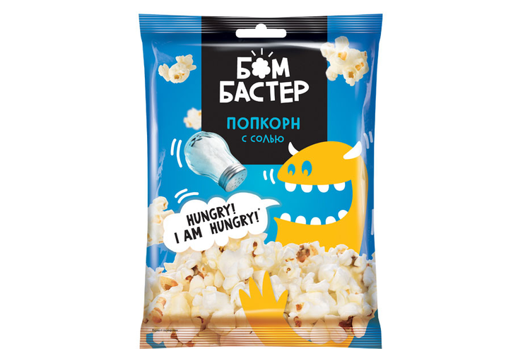 «Бомбастер», попкорн с солью, 35 г