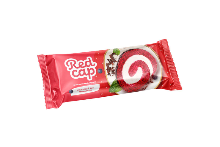 «Redcap», рулет бисквитный со вкусом сыра Маскарпоне, 200 г