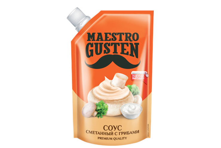 «Maestro Gusten», соус «Сметанный с грибами», 196 г