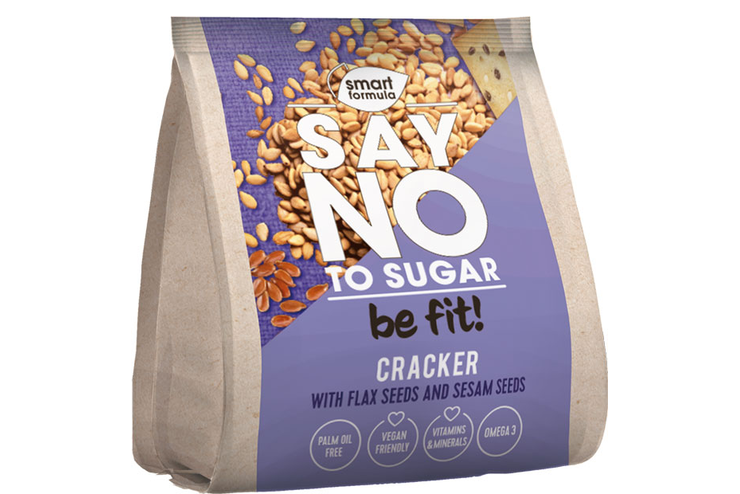 «Smart Formula», крекер Say no to sugar, со льном и кунжутом, 180 г