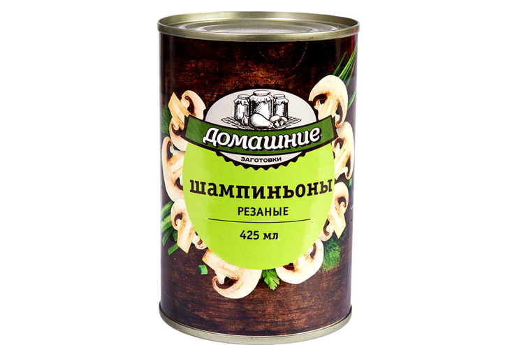 «Домашние заготовки», шампиньоны резаные, 400 г