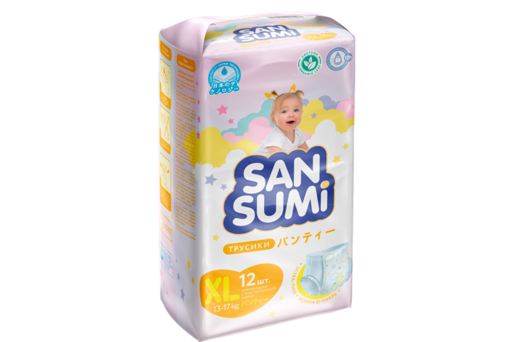 «Sansumi», подгузники-трусики, 500 г