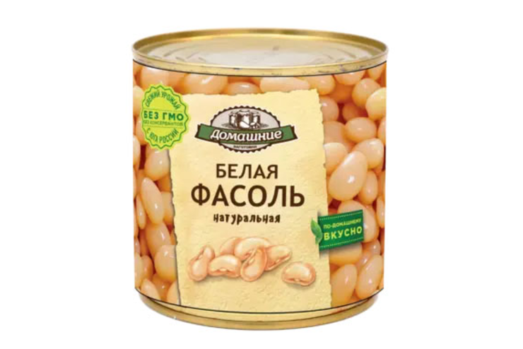 «Домашние заготовки», фасоль белая натуральная, 400 г