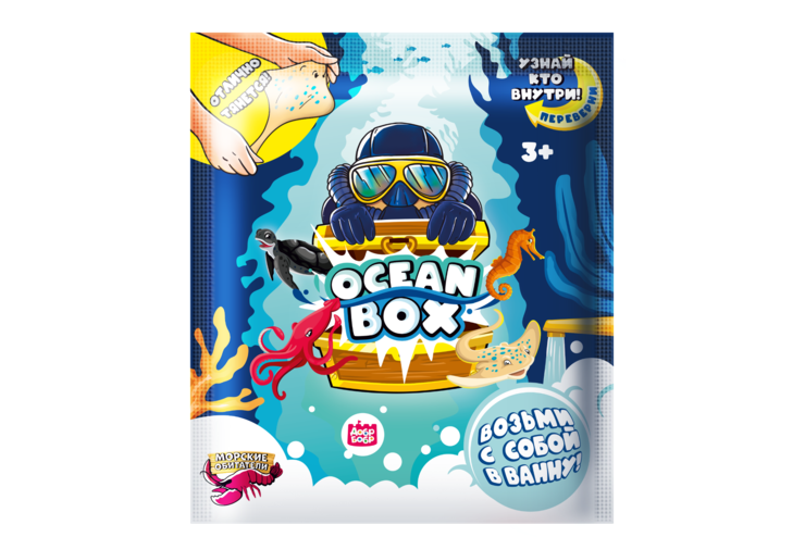 Игрушка эластичная «Ocean Box Морские обитатели», 1 шт