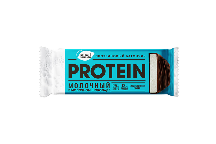 «Smart Formula», батончик протеиновый молочный в молочном шоколаде, 40 г «Smart Formula», батончик протеиновый молочный в молочном шоколаде, 40 г