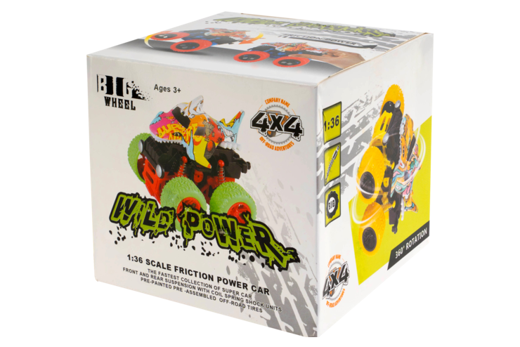 Инерционная машина-акула «Wild Power» со спецэффектом поворота на 360 градусов