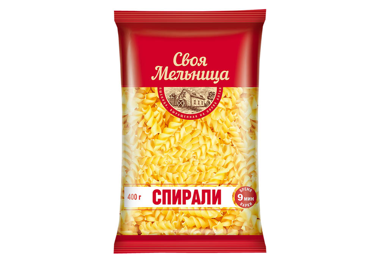 «Своя Мельница», макаронные изделия «Спирали», 400 г «Своя Мельница», макаронные изделия «Спирали», 400 г