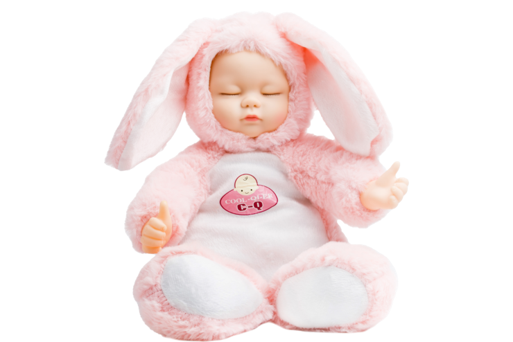 Мягкая кукла «Sugar Doll» Спящий мальчик-зайчик