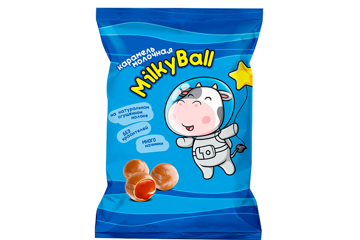 Карамель молочная Milky ball, 90 г Карамель молочная Milky ball, 90 г