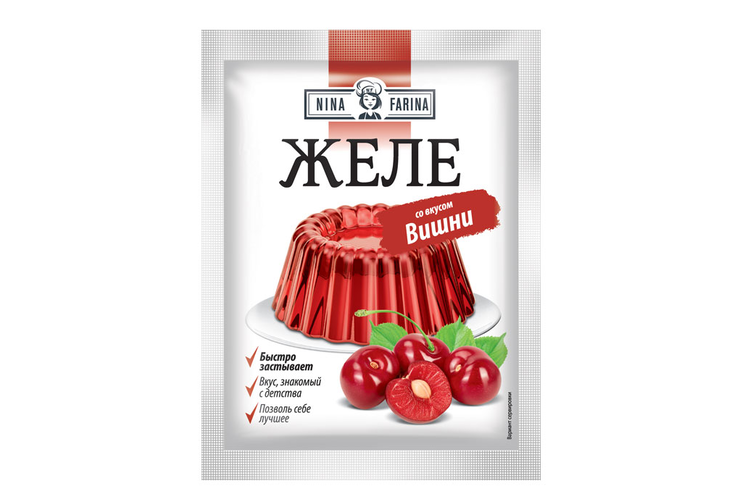 «Nina Farina», желе со вкусом вишни, 50 г