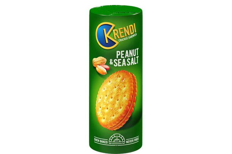 Крекер-сэндвич Peanut&sea salt, 170 г