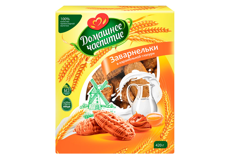 «Домашнее чаепитие», «Заварнельки» в карамельной глазури, 420 г