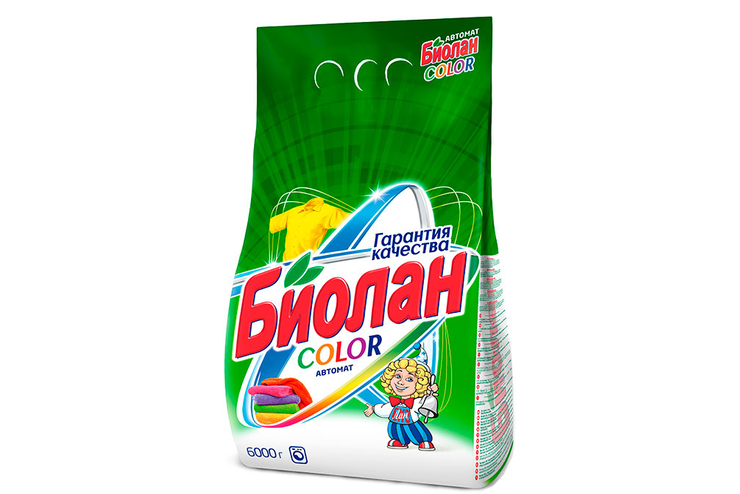 Стиральный порошок «Биолан» Color автомат, 6 кг