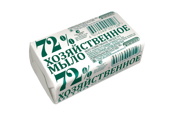 Хозяйственное мыло 72%, 140 г Хозяйственное мыло 72%, 140 г