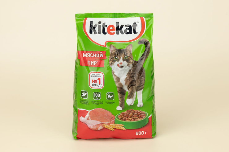 Корм для кошек сухой «Kitekat» «Мясной Пир», 800 г