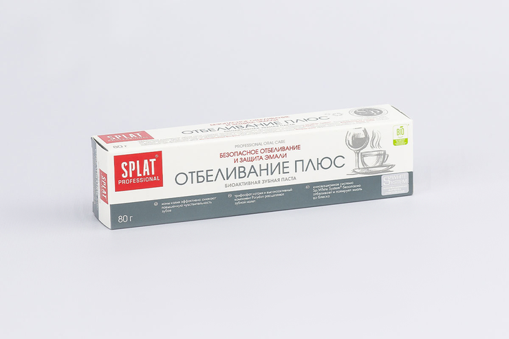 Зубная паста «Splat» отбеливание плюс, 80 г