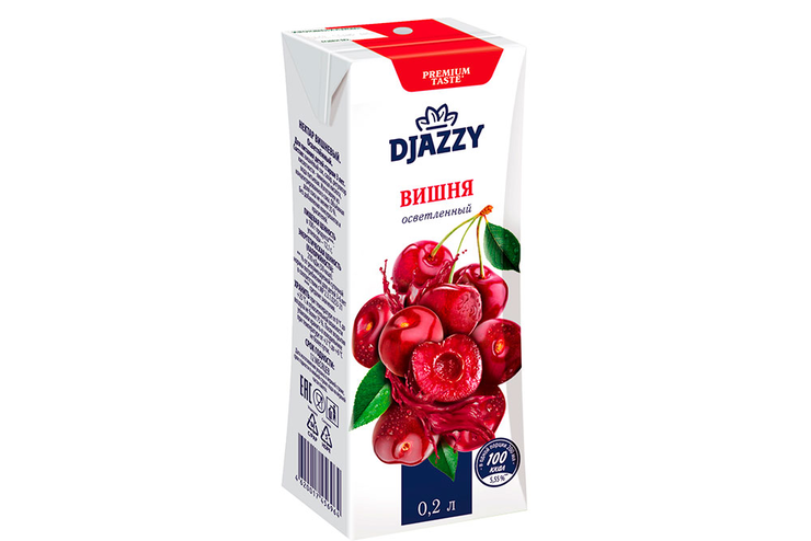 «Djazzy», нектар «Вишня», 0.2л