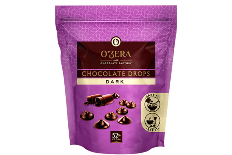 «O'Zera», шоколад темный Dark drops, 80 г