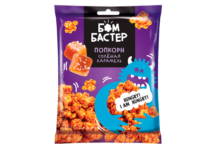 «Бомбастер», попкорн солёная карамель, 50 г