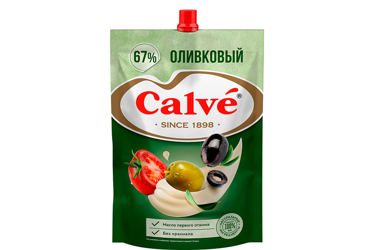«Calve», майонез «Оливковый» 67%, 700 г