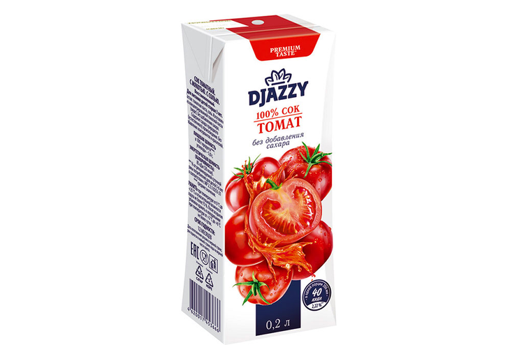 «Djazzy», сок «Томат» , 0.2л