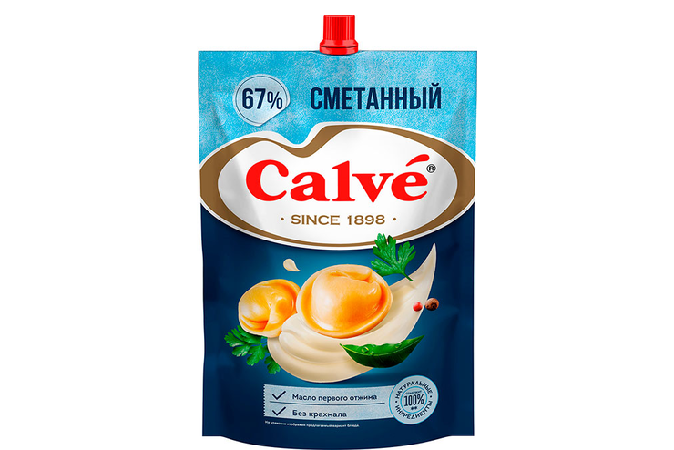 «Calve», майонез «Сметанный» 67%, 700 г «Calve», майонез «Сметанный» 67%, 700 г
