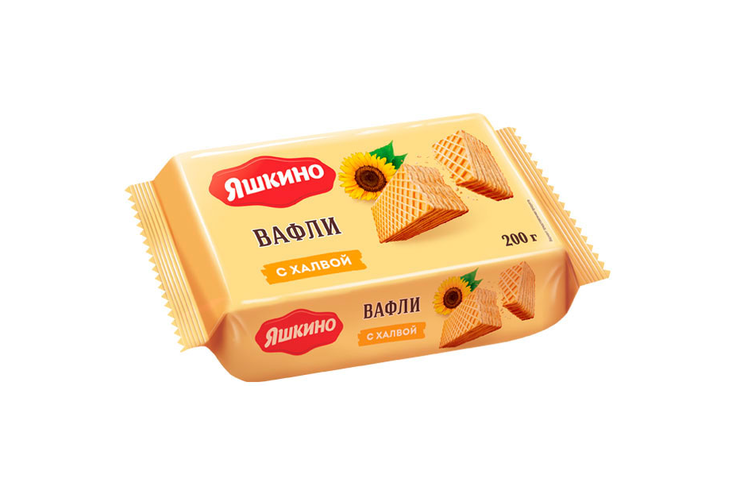 «Яшкино», вафли «С халвой», 200 г «Яшкино», вафли «С халвой», 200 г
