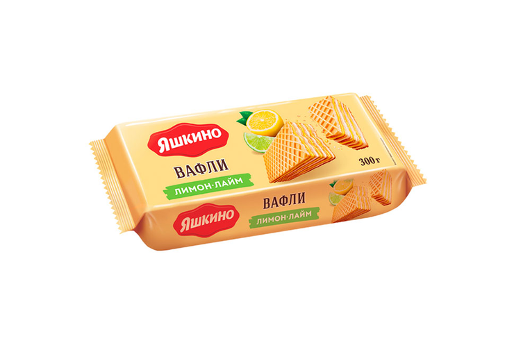 «Яшкино», вафли «Лимон-лайм», 300 г