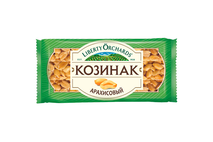«Liberty Orchards», козинак арахисовый, 150 г