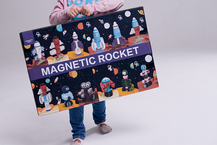 Конструктор магнитный «Magnetic robots» «Роботы», 68 деталей