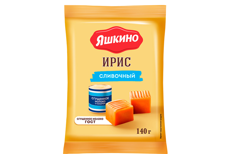 «Яшкино», ирис сливочный, 140 г «Яшкино», ирис сливочный, 140 г