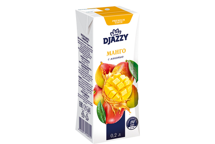 «Djazzy», нектар «Манго», 0.2л
