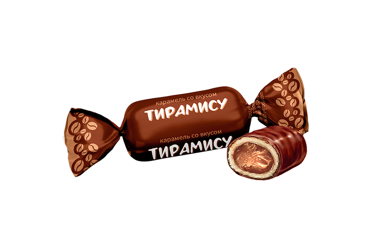 Карамель со вкусом тирамису (упаковка 0,5 кг)