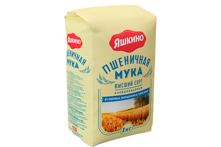«Яшкино», мука пшеничная высшего сорта, 1 кг «Яшкино», мука пшеничная высшего сорта, 1 кг