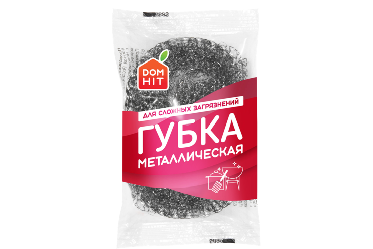 «DOMHIT», мочалка металлическая