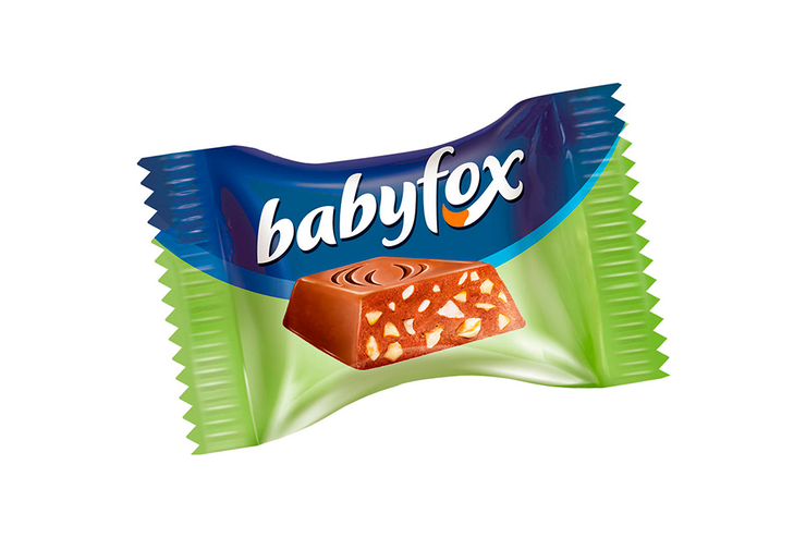 «BabyFox», конфеты шоколадные mini с фундуком (упаковка 0,5 кг) «BabyFox», конфеты шоколадные mini с фундуком (упаковка 0,5 кг)