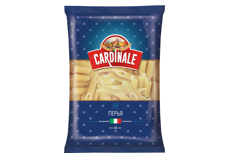 «Cardinale», макаронные изделия «Перья», 400 г