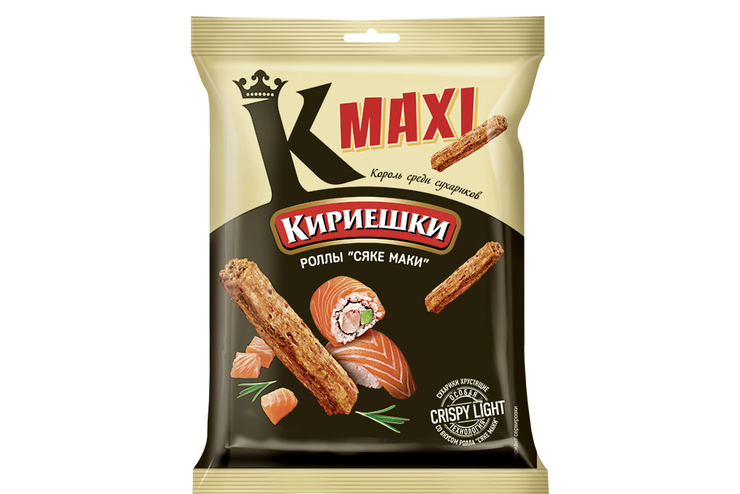 «Кириешки Maxi», сухарики Роллы «Сяке маки», 60 г