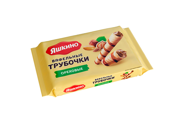 «Яшкино», трубочки вафельные «Ореховые», 190 г «Яшкино», трубочки вафельные «Ореховые», 190 г