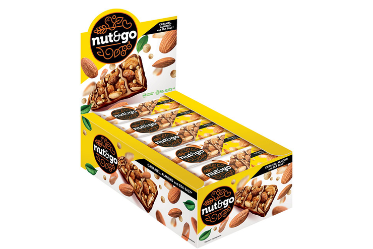 «Nut&Go», батончик миндальный, 34 г
