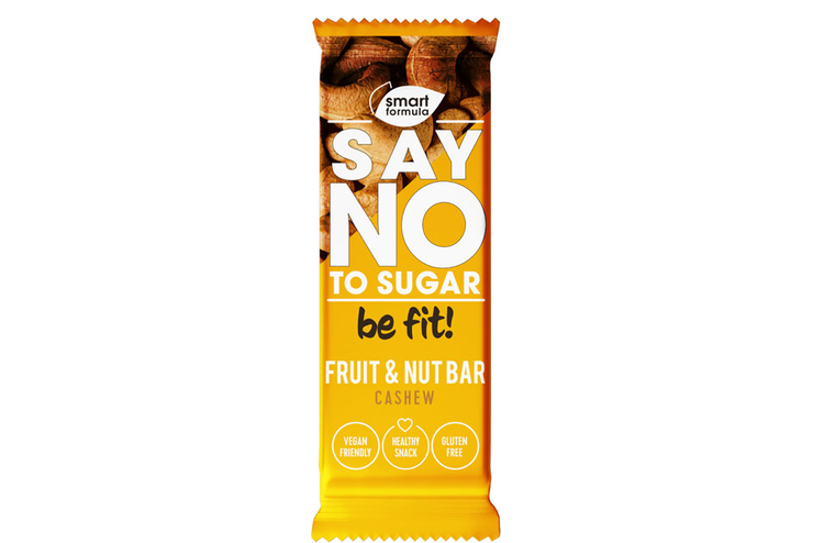 «Smart Formula», фруктово-ореховый батончик Cashew, 40 г