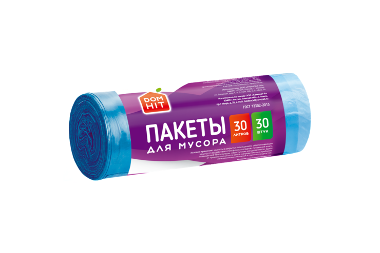 «DOMHIT», пакеты для мусора, 230 г «DOMHIT», пакеты для мусора, 230 г