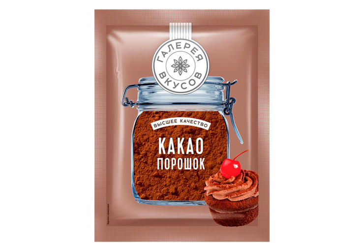 «Галерея вкусов», какао-порошок, 100 г