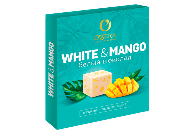 Шоколад белый с манго «O'Zera», 90 г - купить по цене