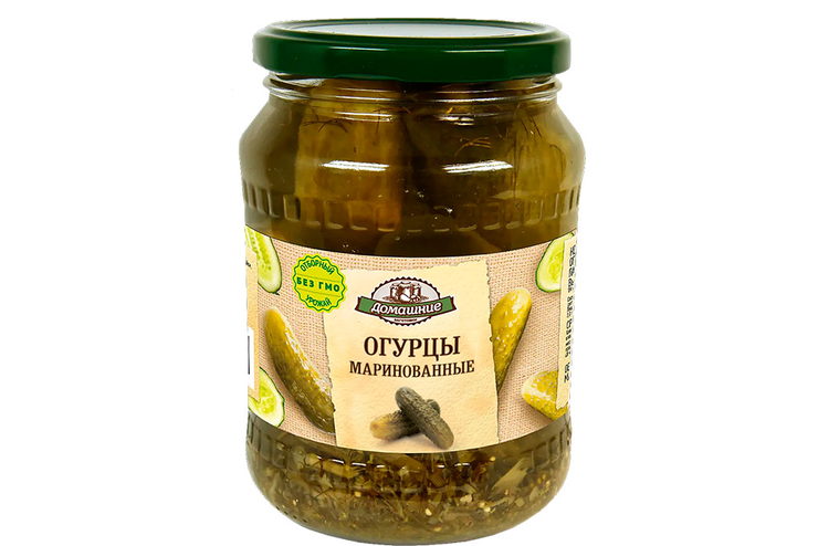 «Домашние заготовки», огурцы маринованные, 680 г
