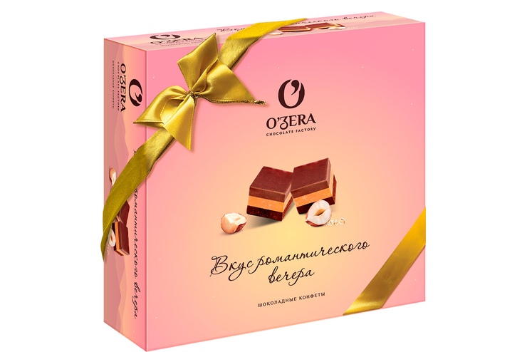 «O'Zera», конфеты шоколадные «Вкус романтического вечера», 195 г