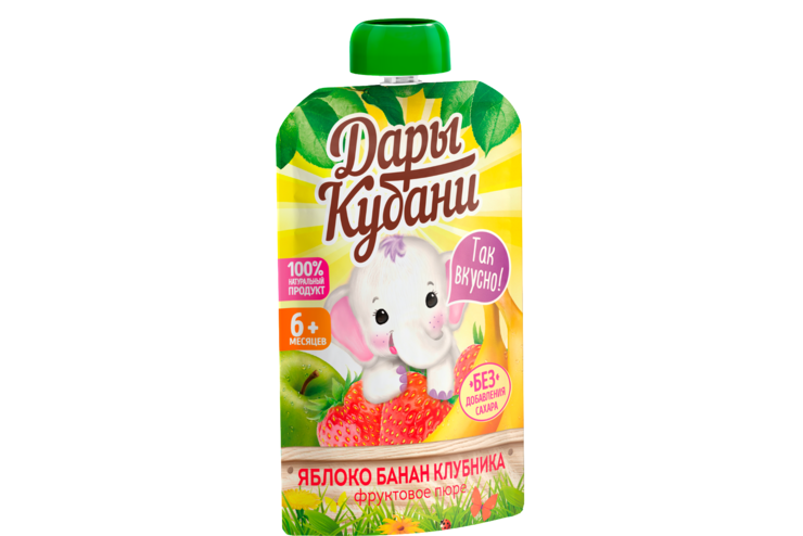 «Дары Кубани», пюре фруктовое, 90 г