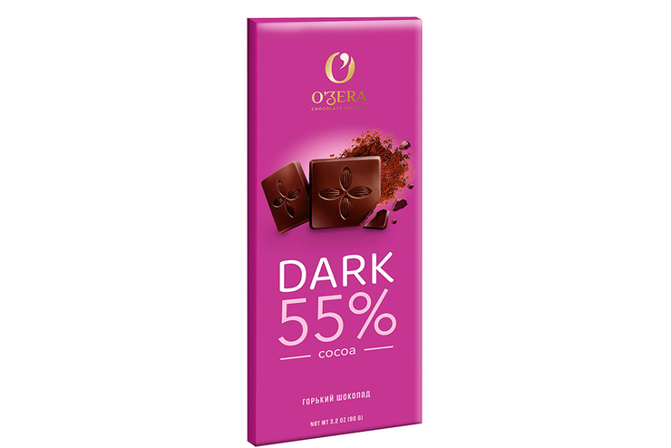 «O'Zera», шоколад горький Dark, 90 г